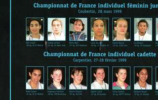 Ibtissem Nezzar Gnaoui Championne de France Cadettes 1999 en -70kg