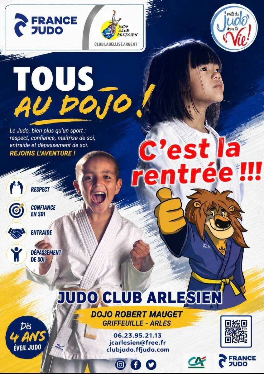 C'est la rentrée au Dojo du Judo club Arlésien Griffeuille !!!