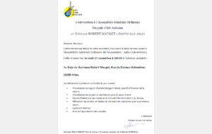 Assemblée Générale Ordinaire du J.C.Arlesien