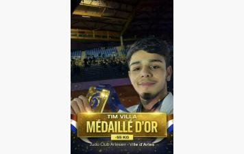L'Arlésien Tim Villa, Champion de France Juniors 1ère Division 2026