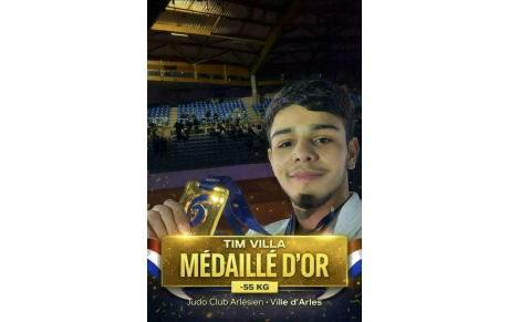 L'Arlésien Tim Villa, Champion de France Juniors 1ère Division 2026